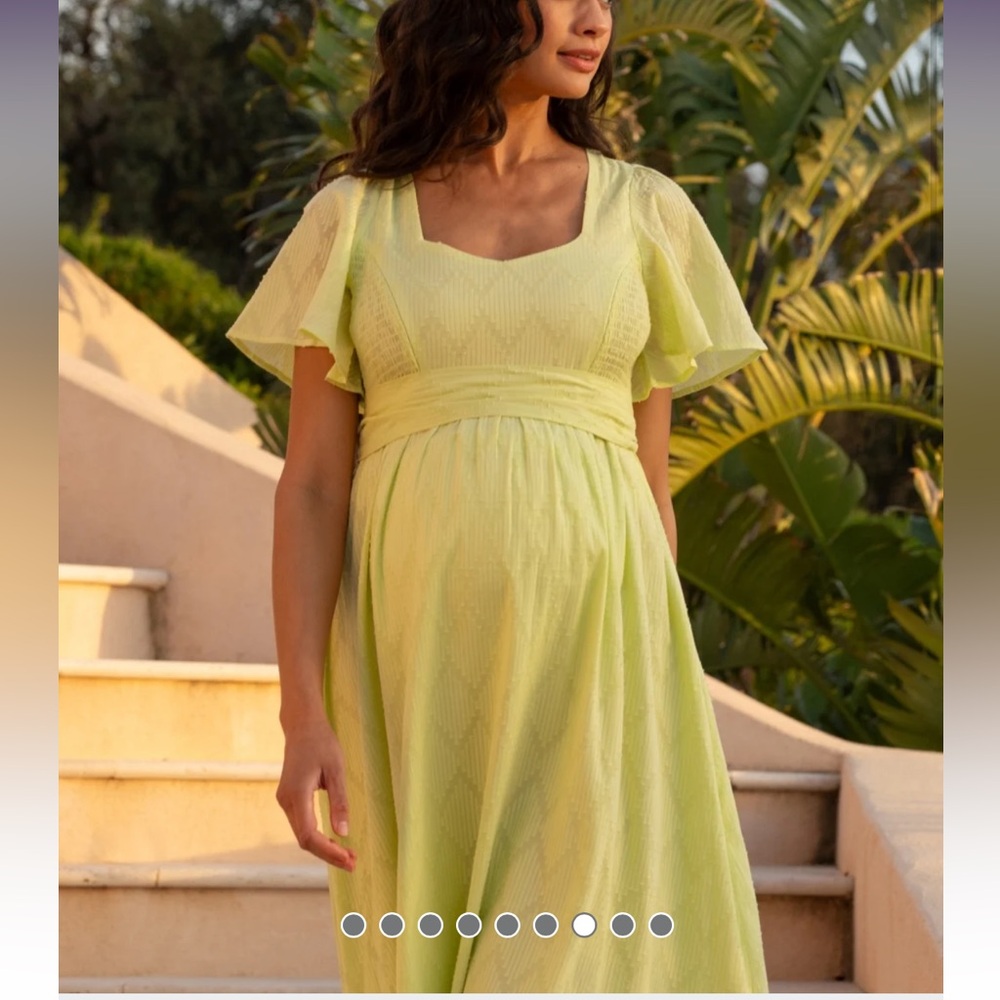 SeraphineMaternity Maia | Cotton Broderie Maternity & Nursing Dress